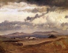 Corot View of the Roman Campagna. ����, ���-������-������