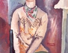ls PereDaura 051 Louise amb barret vermell. , Pere