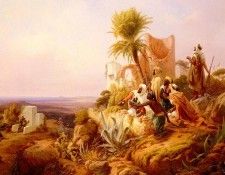 Simonsen Niels Arabs In A Hilltop Fort. , 