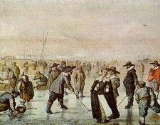 AVERCAMP Hendrick A Scene On The Ice. Avercamp, 