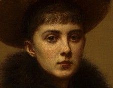 Fantin Latour Portrait of Sonia 1890 detail3. ������-�����, �����-����-���-������