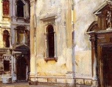 Sargent John Singer Santa Maria del Carmelo and Scuola Grande dei Carmini. ,  