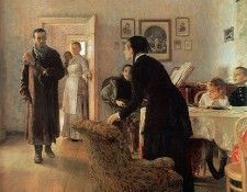 Repin They did not Expect Him 1884 1888. ,  