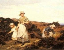 Slocombe Frederick Albert Picking Berries. ,  