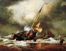 Cooke Edward William Beaching a pink Sun . ���, ������ ������