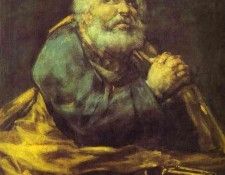 Francisco de Goya - St. Peter Repentant.   ,  