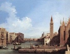CANALETTO Grand Canal From Santa Maria Della Carita To The Bacino Di San Marco. ���������