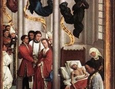 Weyden Seven Sacraments (right wing). ,   