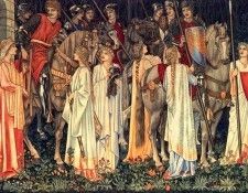 Burne-Jones, Edward - The Arming & Departure of the Knights (end. -   