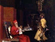 Jean Georges Vibert Un Secret D-etat 1875 Private Collection. Vibert,  