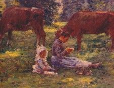 robinson watching the cows 1892. 
