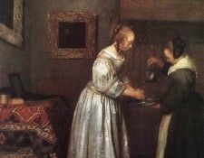 Woman Washing Hands WGA. �������� �����