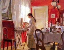 Ilsted Peter Wilhelm The Dining Room. Ilsted, Петр Вильгельм