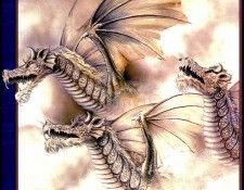 Gbd 0001 Great Snow Dragons GraemeBase sqs. , 