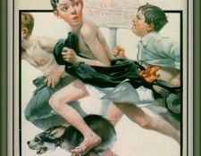 zFox Norman Rockwell No Swimming. �������, ������