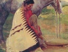 Indian Tying Mocasin. ,  