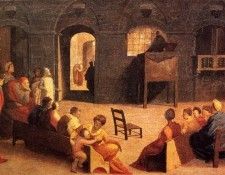 Beccafumi Domenico St Bernardino Of Siena Preaching. , 