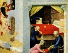 GENTILE DA FABRIANO Quaratesi Altarpiece Poor Maidens. Фабриано, Джентиле да