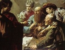 TER BRUGGHEN THE CALLING OF SAINT MATTHEW, UTRECHT. Terbrugghen, 