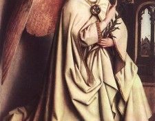 Eyck Jan van The Ghent Altarpiece Angel of the Annunciation. ,  