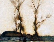 Weissenbruch Jan Autumn evening Sun. Weissenbruch, �� �������