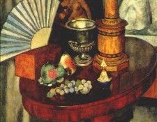 mashkov still life with fan 1922. , 