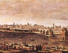 Velazquez View of Zaragoza. ,    