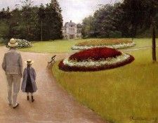 Caillebotte Gustave The Park on the Caillebotte Property at Yerres. , 
