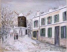 Moulin de Sannois Sous la Neige 1938. , 