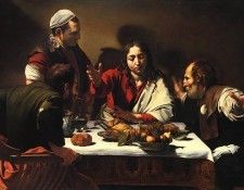 Caravaggio Michelangelo Merisi da The Supper at Emmaus. ���������, ������������ ������ ��