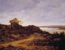 View from Plougastel Brittany. 