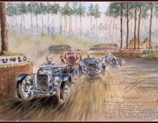 c 1932 the amilcar piloted by claude auguste martin.  