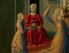 Gozzoli The Dance of Salome, 1461-62, 23.8x34.3 cm, Detalj 4. , 