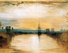 Turner Joseph Chichester canal Sun. ,   