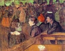 Toulouse-Lautrec At the Moulin de la Galette, 1889, oil on c. -,  