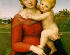 Raffaello The small Cowper Madonna, ca 1505, 59.5x44 cm, NG . 