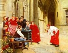 Chocarne Moreau Paul Charles Le Jue De La Grenouille. Chocarne, ���� ��� ������