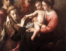 Carracci Annibale The Mystic Marriage of St Catherine. ��������, ��������