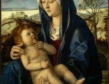 BELLINI,G. AND WORKSHOP MADONNA AND CHILD IN A LANDSCAPE, 14. , 