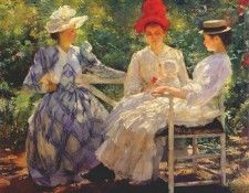 tarbell three sisters (a study in june sunlight) 1890. �������, ������ ������