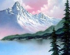 bob ross csg034 lake by mountain steve ross. ����, ���