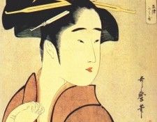 utamaro the geisha kamekichi 1794. �������, ��������
