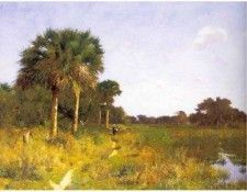fl art006 midwinter-florida(william lamb picknell)1894. Picknell, ������ ����
