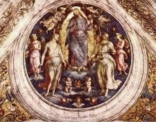 Perugino Pietro Christ in his Glory 1507 8. , 
