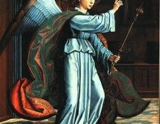 David,G. The Angel of the Annunciation, originally part of a. Давид, Жерар