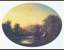 DuncansonRobertS LandscapewithWaterfall-We. Duncanson,  S