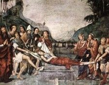 FRANCIA Francesco The Burial Of St Cecily. , 
