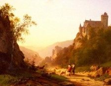 Jansen Joseph Shepherds In A Landscape. , 