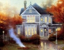 JLM-Thomas Kinkade-Amber Afternoon.  