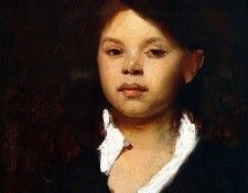 Sargent John Singer Head of an Italian Girl. ��������, ���� ������